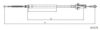 CABOR 10.5173 Cable, parking brake